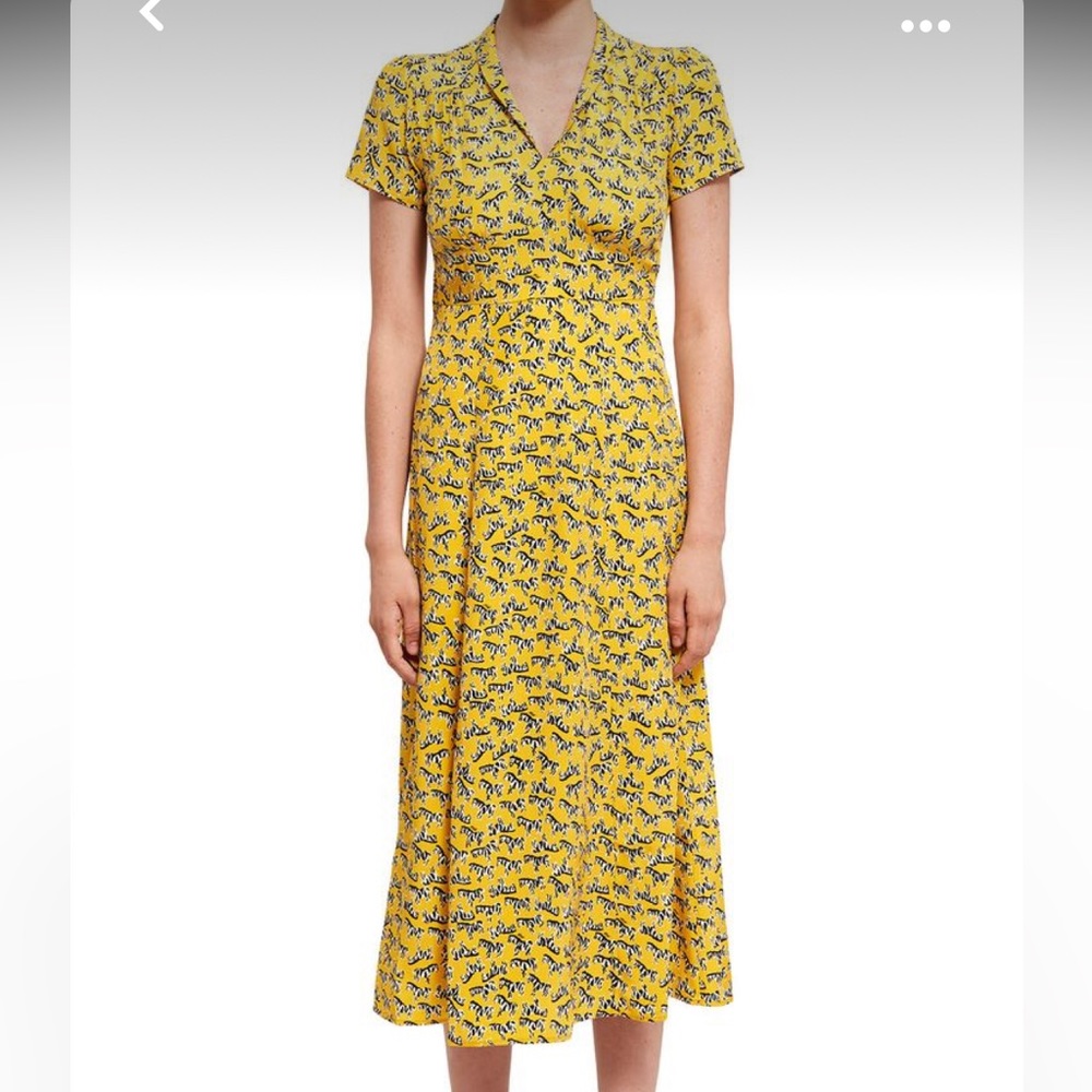 HVN Opening Ceremony Zebra Dress- 2 silk